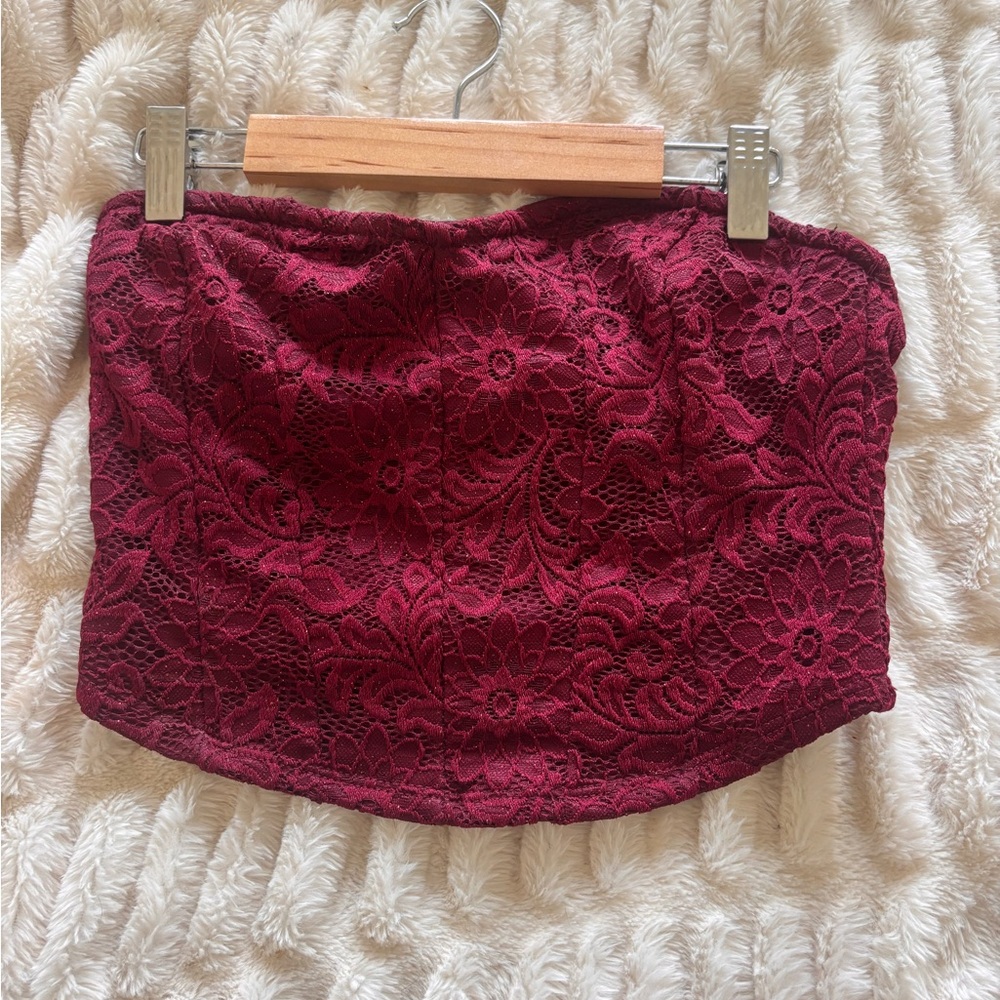 Altar'd State Red Mini Cocktail Top